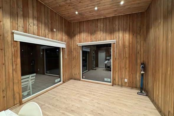 Mysig stuga i Björklinge med bastu