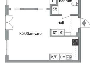 Nyproducerad 2:a i Rosendal uthyres