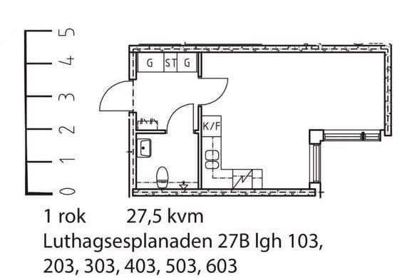 Möblerad etta vid Ekonomikum uthyres