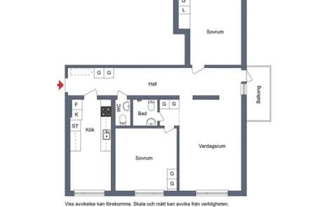 Rum uthyres i studentlägenhet Uppsala