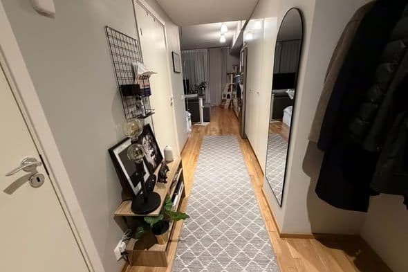 Möblerad 1:a med balkong i Rosendal