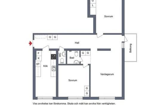 Rum i studentlägenhet nära centrum