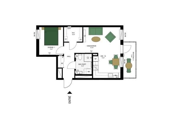 Central 2:a på Sockergatan uthyres