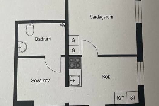 Mysig 1,5:a i Ulleråker – All inclusive