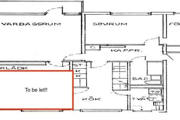 Möblerat rum nära Gränby Centrum